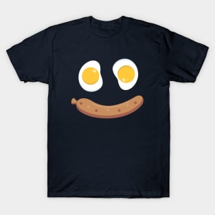 Sausages with Cute and Kawaii Eggs T-Shirt